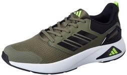 adidas Mens ENRY Flux M OLISTR/SHEAME/CBLACK/LUCLEM Running Shoe - 9 UK (IU6267)