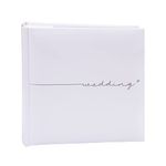 Kenro Fleur White Wedding Traditional Photo Album with 23x24cm pages - FLR202