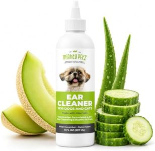Mighty Petz Dog Ear Cleaner – Pet Ear Wash to Support Itchy, Infection Prone Ears, Yeast and Wax. Advanced & Gentle Otic Cleaning Solution. Ear Drops for Dogs and Cats - 8 oz