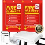 72HRS Fiberglass XXL Fire Blanket -