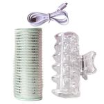 Heated Curlers Fringe Roller, USB Heated Rollers For Short Hair & Medium Length Hair, Self-Adhesive Hair Curler Hair Styling Accessories, Hair Curling Products For Women And Teen Girls