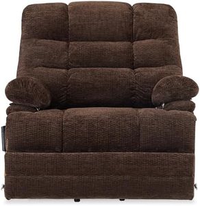 Irene House 9505L Big Tall Man Recliner Heat Massage