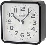 Casio TQ-770J-1JF Alarm Clock, Radio Wave, Black, Analog, Nighttime Second Hand Stop, Snooze, Light Included