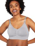 Motherhood Maternity Women's Maternity Full Busted Seamless Clip Down Nursing Bra Bra, -grey, Medium