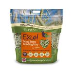 Excel Burgess Long Stem Feeding Hay, Transparent, 1 kg (Pack of 1)