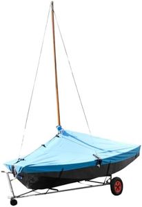 UK Custom Covers BC330BLUE Tailored Waterproof Overboom Dinghy Cover Blue - To Fit The Mirror Dinghy