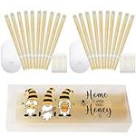Set of 20 Natural Beeswax Ear Candles Wax Removal, Ear Wax Candles for Ear Candling Wax Removal, Ear Candling Candles for Ear Cleaning, Ear Wax Candle Ear Wax Removal Kit Earwax Cleaner for Adults
