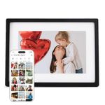 Skylight Frame – WiFi Digital Picture Frame Customer Support, Digital Photo Frame with Easy Setup, Touch Screen Digital Frame, Photo Gifts for Parents and Grandparents - 10 Inch Black