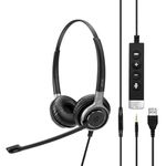 Sennheiser Century SC 660 Premium Dual-Sided Wired Headset (504557)