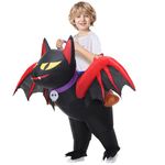 Spinosaurus Kids Inflatable Bat Costume for Halloween Riding on Animal Blow Up Costumes Inflatable Cosplay Costumes for Boys