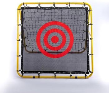 Football Rebounder Net Double Sided 100x110x100cm Adjustable Soccer Goal Kickback Target Portable Training Equipment