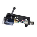 Audio Technica VM520EB/H Headshell/Moving Magnet Phono Cartridge Combo Kit (Black/Blue)