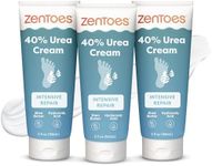 ZenToes Urea Foot Cream 40% for Cracked Heels & Dry Feet, 5 oz, Pack of 3