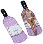 Swimline Bottle of Rose Swimming Pool Float, 2-Pack