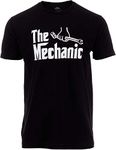 The Mechanic | Funny Garage Joke Truck Car Guy Engine Repair Auto Racing T-Shirt for Men Women Dad Grandpa-(Adult,2XL) Black