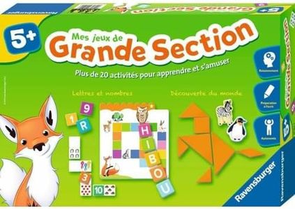 Ravensburger - Jeu Educatif - Mes jeux de grande section - Coffret complet éducatif - 20 activités programme 3e année maternelle - A partir de 5 ans - 24524