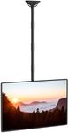 WALI Long Arm TV Ceiling Mount, Fits Most LED, LCD, OLED and Plasma Flat Screen Display 26 to 65 Inch, up to 110 Lbs, Height Extension up to 58 Inch, Mounting Holes up to 400x400mm (CM2665XL), Black