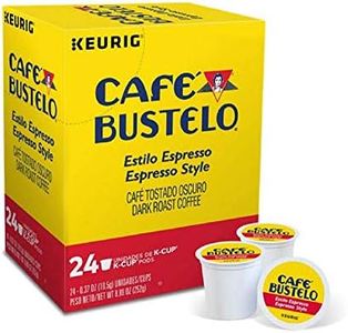 Keurig Coffee Pods K-Cups 16 / 18 / 22 / 24 Count Capsules ALL BRANDS / FLAVORS (24 Pods Cafe Bustelo - Espresso Style)