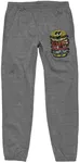 Spongebob Squarepants Characters in A Burger Men’s Athletic Heather Gray Graphic Joggers-XS