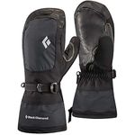Black Diamond Mercury Mitts Cold Weather Mittens, Black, X-Small