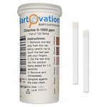 Free Chlorine/Bleach Test Strips, 0-1000 ppm [Vial of 100 Strips]