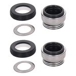 Othmro Mechanical Shaft Seal Replacement 301-14 for Pump Shaft Water Pumps Shaft Mechanical Sealing Alloy Plastic 2pcs