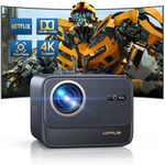 [Netflix Certified & Dolby Audio] 4K Projector with Wifi6 & Bluetooth, WiMiUS 700ANSI Native 1080P 6D Auto Focus & Keystone Home Theater Smart Projector, Outdoor Movie projector with Netflix 8000+Apps