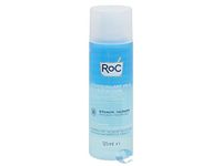 RoC - Double Action Eye Make-Up Remover - Unique Water & Oil Combination - Waterproof Makeup Removal - Effective Eye Cleansing for Sensitive Skin - Minimises Allergy Risks - 125 ml