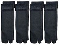 VEDETIC 4 pair Black Warm Winter/Snow Fleece Soft Fur Velvet Snow Thermal Socks for Men & Women