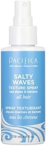 Pacifica Beauty, Salty Waves Texture Sea Salt Spray for Hair, Beachy Waves, Wavy Hair Products, Hydrating, Banana Scent, Curl Enhancing, Paraben Free, Sulfate Free, Vegan & Cruelty Free