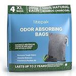 Litepak Odor Absorbing Bags - 4 XL 