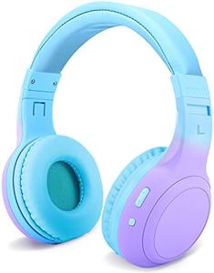 JYPS Kids Wireless Headphones, Childrens Bluetooth Headphones with 85dB/94dB Volume Limit for Boys Girls, Wireless/Wired Toddler Headphone Over Ear for Age 2+ with Microphone, for iPad/Tablet/School