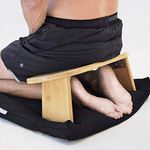 Yclty Meditation Chair Folding Meditation Bench, Bamboo Seiza Bench Kneeling Stool - Ideal for Vipassana and Transcendental Meditation