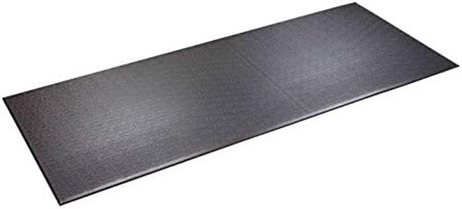 SuperMats Heavy Duty Equipment Mat 12GS Made in U.S.A. for Treadmills Ellipticals Rowing Machines Recumbent Bikes and Exercise Equipment (3-Feet x 7.5-Feet) (36" x 90") (91.44 cm x 228.6 cm), Black