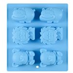 RKPM HOMES Animals Shape Chocolate Mould I Lion Hippo Bear 3D DIY Fondant Silicone Candy Mold I Baking Tools for Cake Chocolate Candy Ice Jelly Soap I Cake Baking Moulds I Bakeware Molds - 6 Cavity