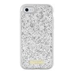 kate spade new york Glitter Case with Bumper for iPhone 7 - Exposed Glitter Silver/Silver