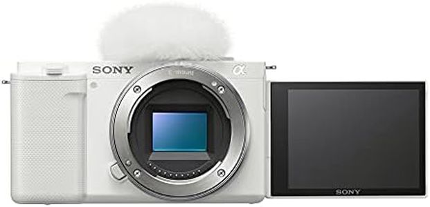 Sony Alpha ZV-E10 - APS-C Interchangeable Lens Mirrorless Vlog Camera - White