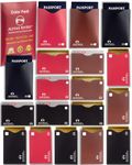 Alpine Rivers RFID Blocking Sleeves 18-Pack, 14 Credit Card Protectors + 4 Passport Holders | Tear & Water-Resistant | Identity Theft Prevention for Travel, Color Versatile, Standard Pack, Modern Rfid