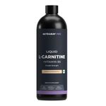 Nutrabay Pro Liquid L-Carnitine With Vitamin B5-450 ml, Mango Strawberry, 30 Servings | 3000mg (Double Strength) L-CARNITINE, Sugar Free, Helps Convert Fat into Energy, Performance & Recovery