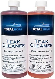 TotalBoat Teak Cleaner and Brightener for Boats and Outdoor Teak Wood Furniture (2 Quart Kit)