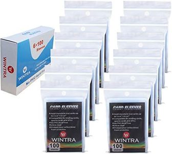 WINTRA 1200 Count Ultra Clear Penny Card Sleeves,Soft Card Protectors for Baseball Cards, Sleeved Trading Cards