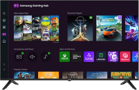 HYE 43" 4K LED Smart TV – Tizen OS, AirPlay, Gaming Hub, Black