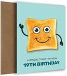 Funny 19th Birthday Card for Men an