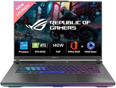 ASUS ROG Strix G16, Smartchoice,Intel Core i5-13450HX, Gaming Laptop(RTX 4050-6GB/140W TGP/16GB RAM/1TB SSD/FHD+/16"/165Hz/Windows 11/M365 Basic (1Year)*/Office Home 2024/Gray/2.5 Kg) G614JU-N3526WS