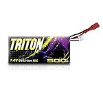 LAEGENDARY 1:20 Scale RC Cars Replacement Parts for Triton Truck: 500 mAh 7.4V 2S Li-Ion Rechargeable Battery – Part Number TR-DJ02