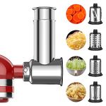 GVODE Stainless Steel Grater for KitchenAid, Cheese Grater for Kitchenaid, Vegetable Slicer for Kitchenaid