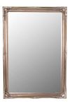 Mirror New Large 34" X 24" Shabby Chic Style Swept Glass Wall/Hall 6 Colours Available, Silver, 86x61