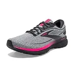 Brooks Women’s Trace 2 Neutral Running Shoe - Oyster/Ebony/Pink - 9.5 Medium