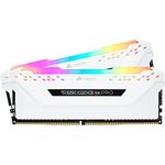 Corsair Vengeance RGB Pro 32GB (2x16GB) DDR4 3200 (PC4-25600) C16 Desktop Memory – White