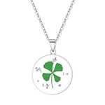 Four Leaf Clover Necklace | Irish S